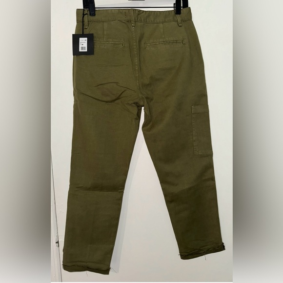 Women's Joes Jeans Khaki Cargo Utility Pants The Trouser Ankle Pants 28 NEW - Picture 3 of 5